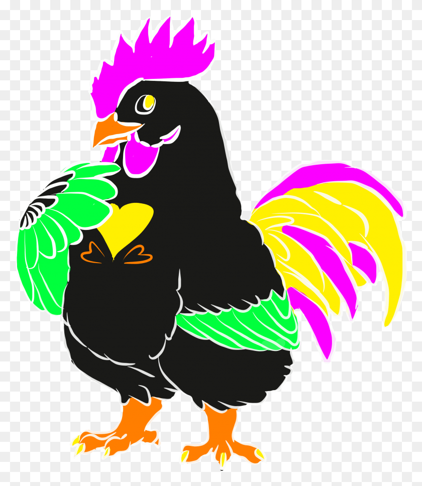 1956x2279 Rooster, Poultry, Fowl, Bird HD PNG Download