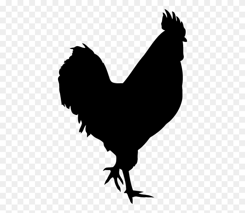 445x669 Diseño De Calcomanía De Pared De Cocina Gallo Gallo, Gris, World Of Warcraft Hd Png