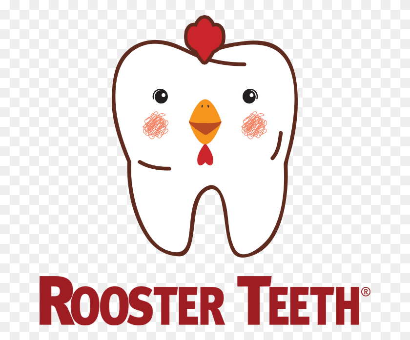679x637 Rooster Teeth Logo, Label, Text, Animal HD PNG Download
