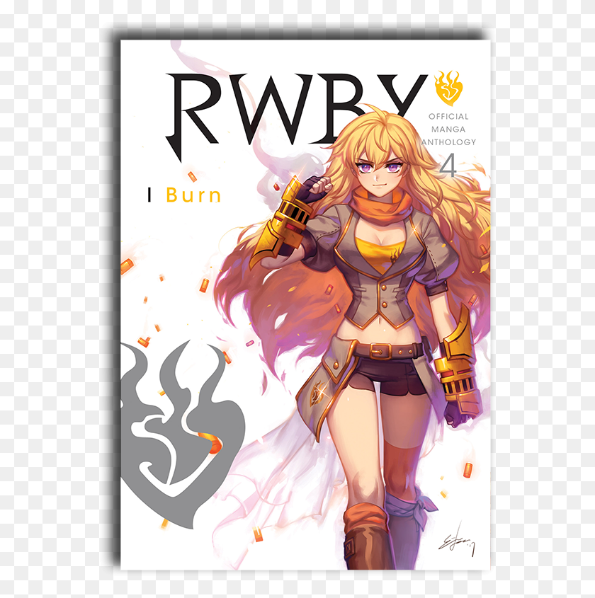 563x785 Descargar Png Rooster Teeth Store, Rwby Manga Anthology, Libro, Persona Hd Png