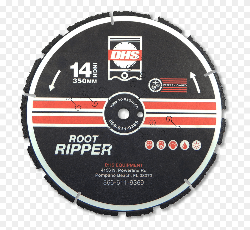 713x710 Root Ripper Rescue Blade Circle, Disk, Dvd, Road Sign HD PNG Download