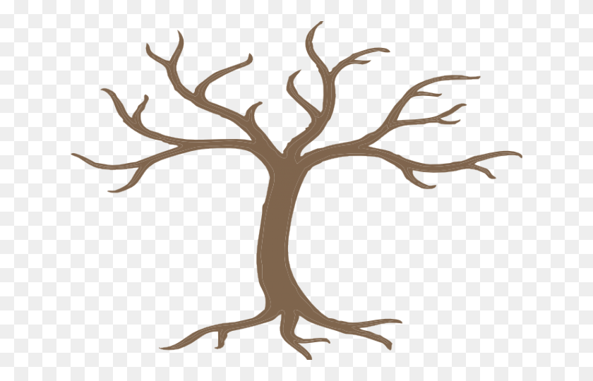 640x480 Roots Clipart Tree Trunk Tree Trunk With Roots Clipart, Tree, Plant, Root HD PNG Download