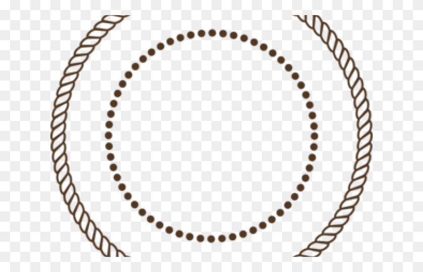 640x480 Rope Clipart Nautical, Rug, Oval, Necklace HD PNG Download