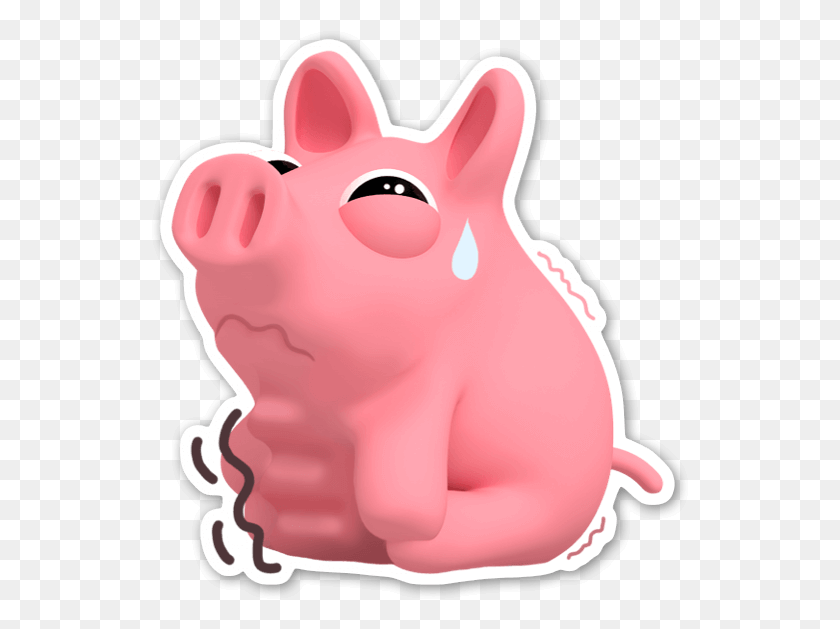 537x569 Rosa Is Hungry Rosa The Pig Sticker, Piggy Bank, Toy HD PNG Download