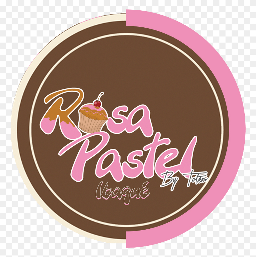 773x785 Descargar Png Rosa Pastel Ibague Cupcakes Personalizados Y Tortas Caligrafía, Etiqueta, Texto, Alfombra Hd Png