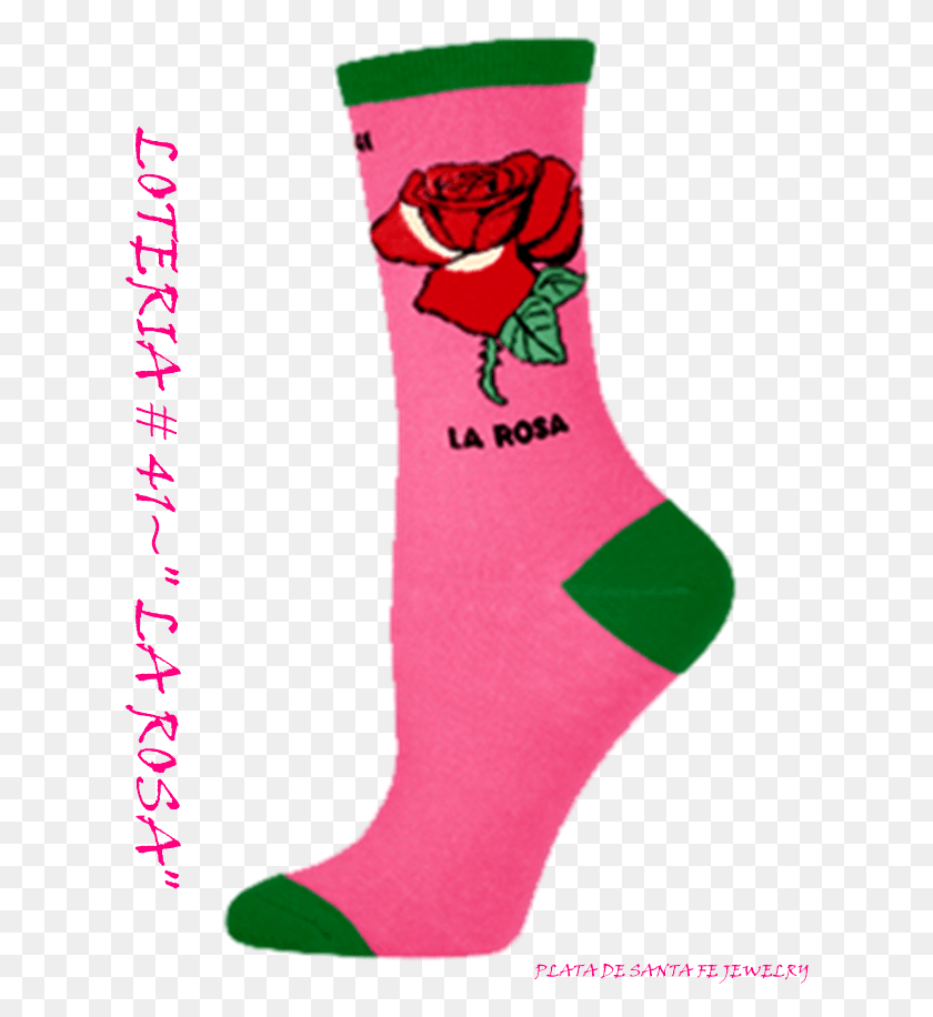616x856 Rosa Sock, Stocking, Christmas Stocking, Gift HD PNG Download