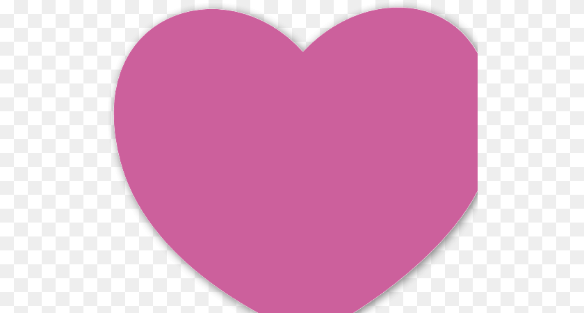 Rosa Stickerapp Heart, Disk PNG