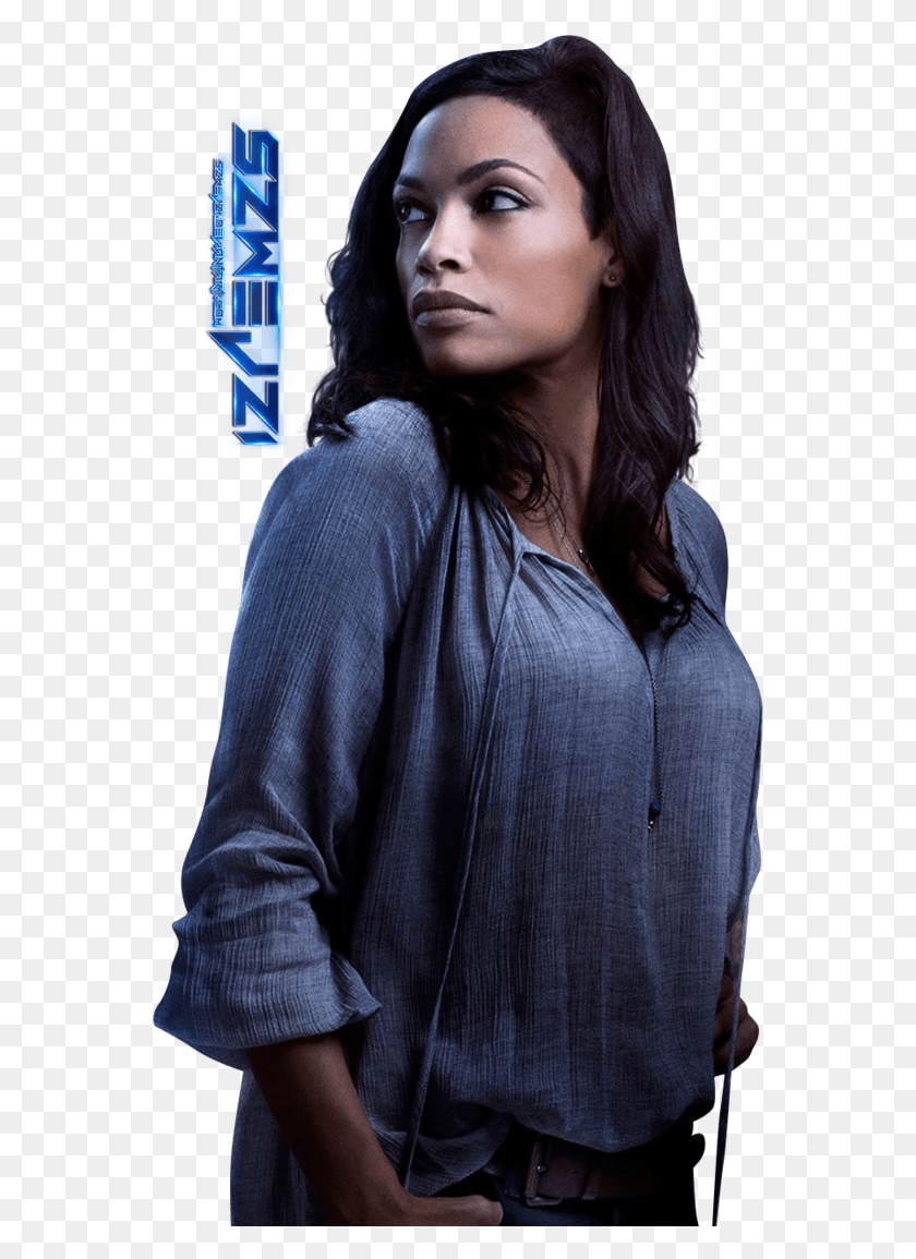 561x1095 Rosario Dawson Claire Temple Night Marvel Cinematic Rosario Dawson Iron Fist, Sleeve, Clothing, Apparel HD PNG Download