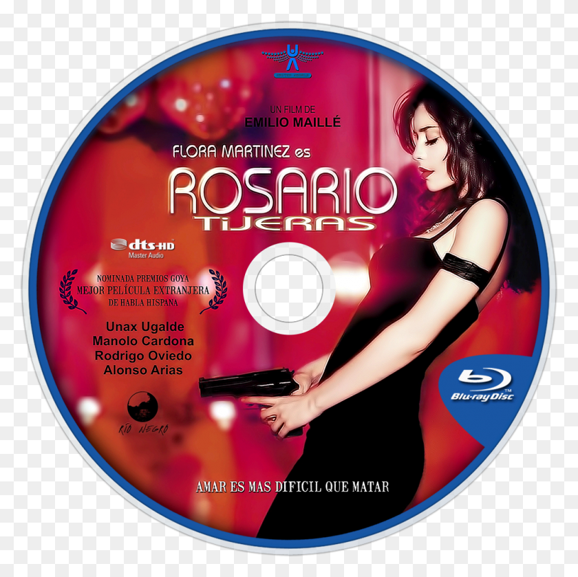 1000x1000 Rosario Tijeras Bluray Disc Image We Heart It Girl Mafia, Disk, Person, Human HD PNG Download