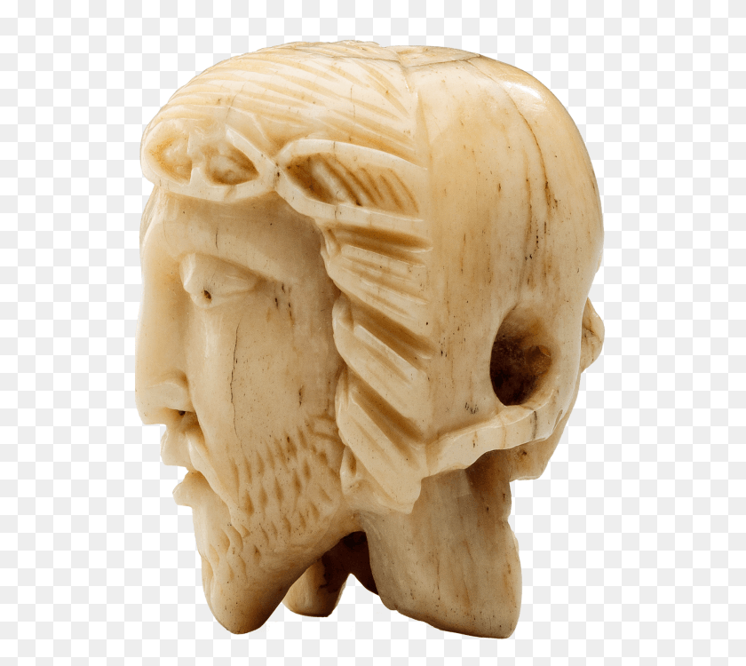 535x690 Rosary Bead With Wendekopf Carving, Ivory, Head, Fungus HD PNG Download