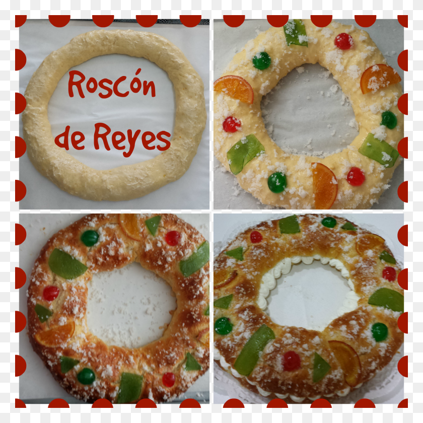 1600x1600 Roscon De Reyes De Nata Y Crema Nellie Dellies, Pan, Comida, Pizza Hd Png