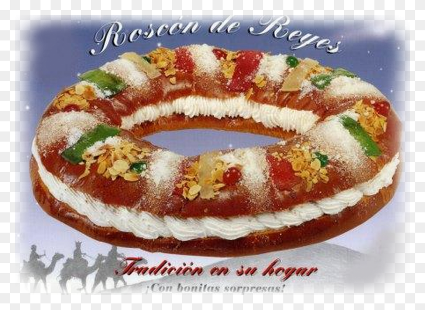 1024x726 Roscon De Reyes En, Alimentos, Dulces, Confitería Hd Png