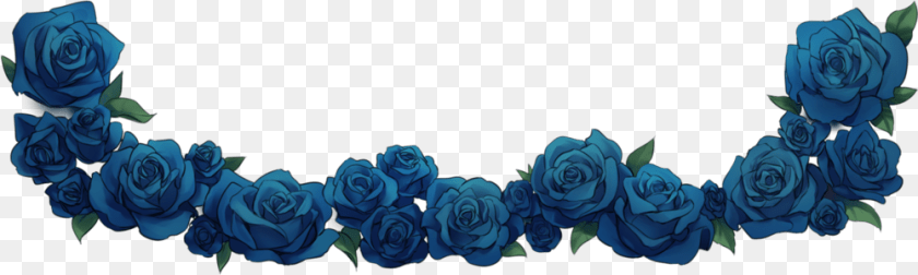 1000x300 Rose Banner Blue Flower Banner, Plant, Flower Arrangement, Pattern Sticker PNG