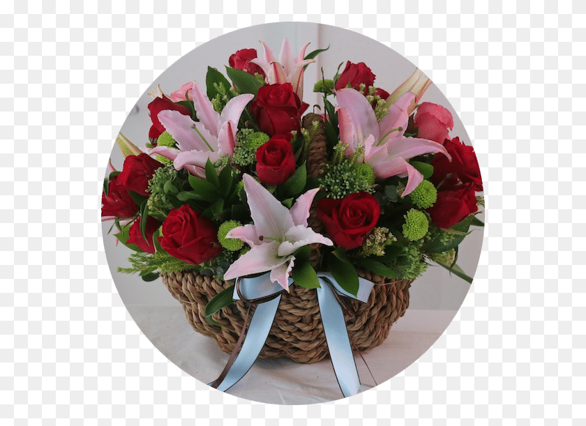 551x551 Rose Basket Garden Roses, Plant, Flower Bouquet, Flower Arrangement HD PNG Download