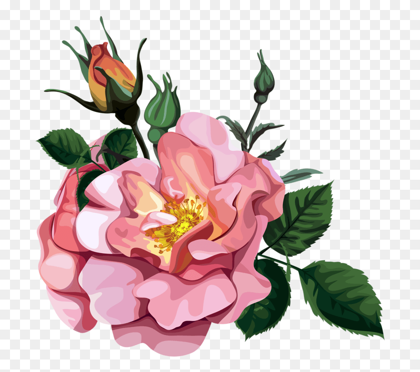 701x685 Rose Bouquet Clipart Transparent Bouquet Clipart Transparent, Plant, Peony, Flower HD PNG Download