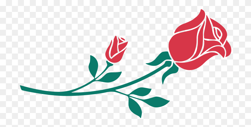 710x367 Rose Bowl Logo, Flor, Planta, Flor Hd Png