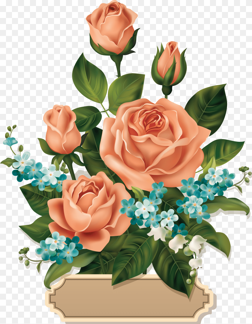 Rose Clip Art Flowers Transparent PNG
