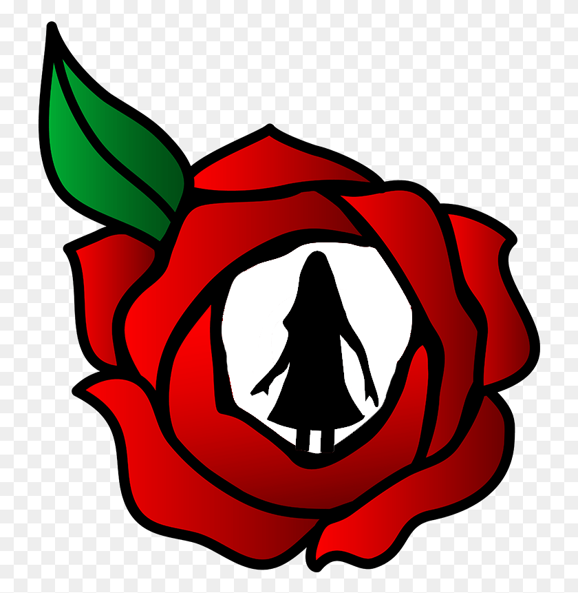 730x801 Роза Рисунок, Растение, Символ, Логотип Hd Png Скачать