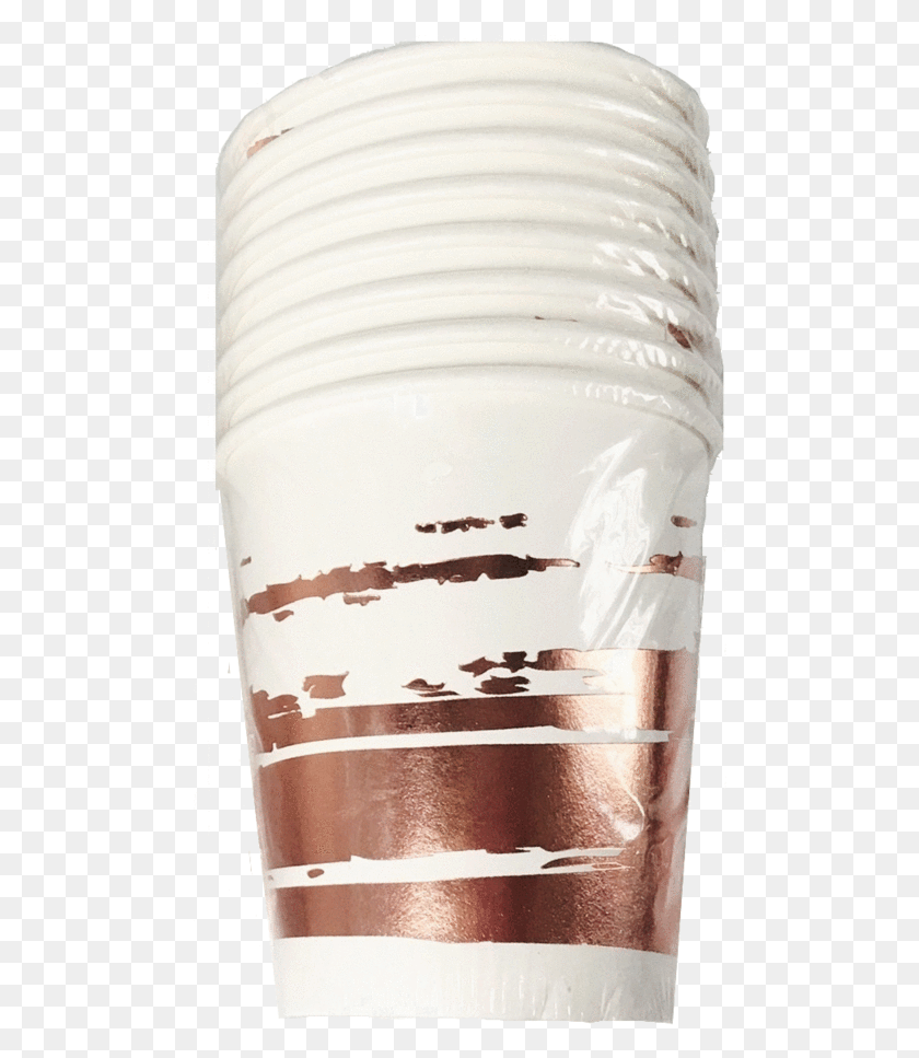 489x907 Розовое Золото Мазок Кисти Чашки Дистиллированная Вода, Молоко, Напиток, Напиток Hd Png Скачать