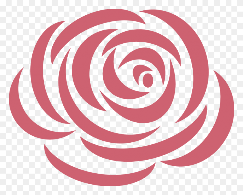 888x700 Rose Graphic Graphic Design, Spiral, Rug, Coil HD PNG Download