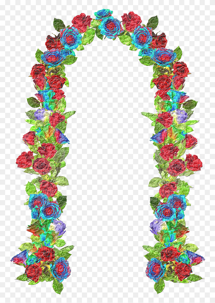 768x1121 Rose Pattern Roses Background Image Arco De Flores En, Ornament, Floral Design, Graphics Descargar Hd Png