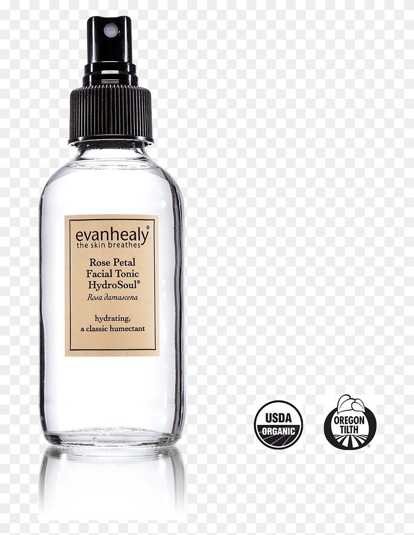 689x1024 Rose Petal Hydrosoul Usda Organic, Bottle, Shaker, Cosmetics HD PNG Download