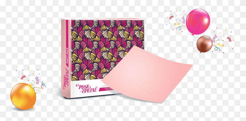 1795x812 Rose Petal Tissue Party Pack, File Binder, Accessories, Accessory Descargar Hd Png