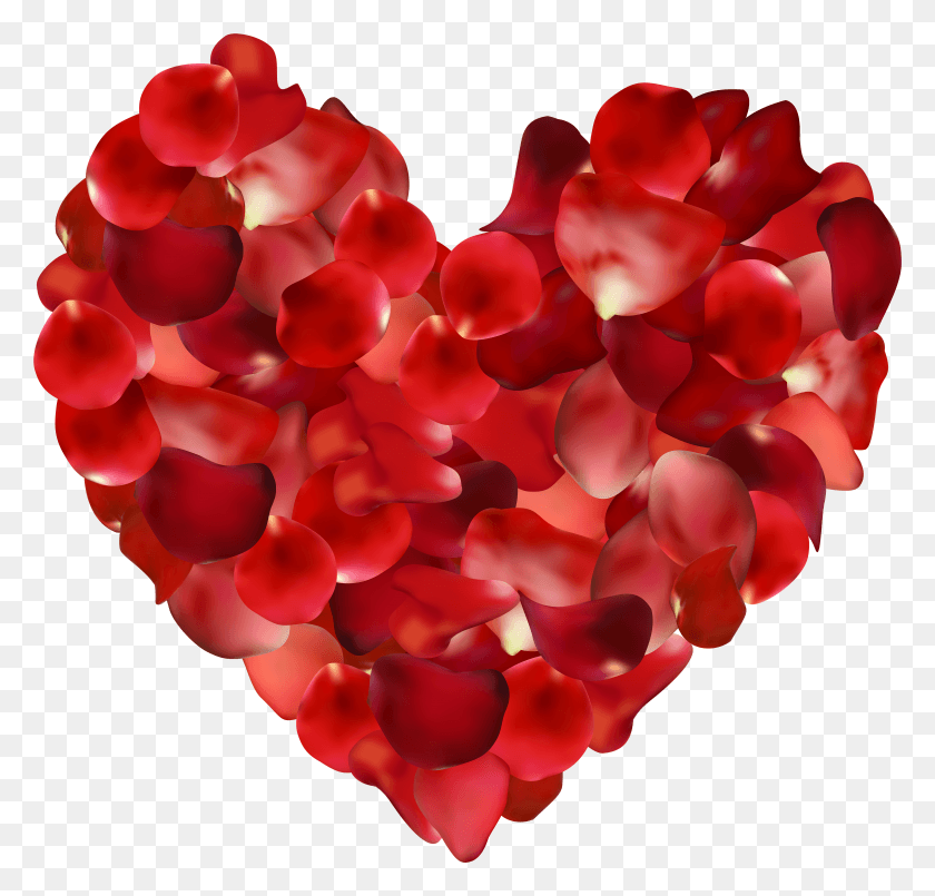4866x4651 Лепестки Роз Сердце Прозрачный Картинка Лепесток Роз Сердце Прозрачный Hd Png Скачать