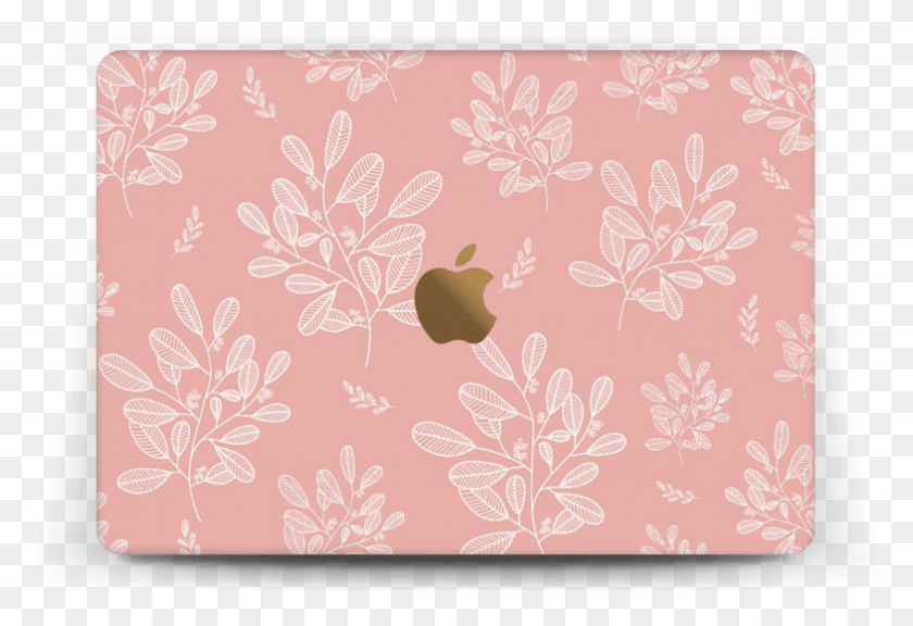 785x520 Розовая Кожа Macbook 12 Apple Ipad, Цветочный Дизайн, Узор, Графика Hd Png Скачать