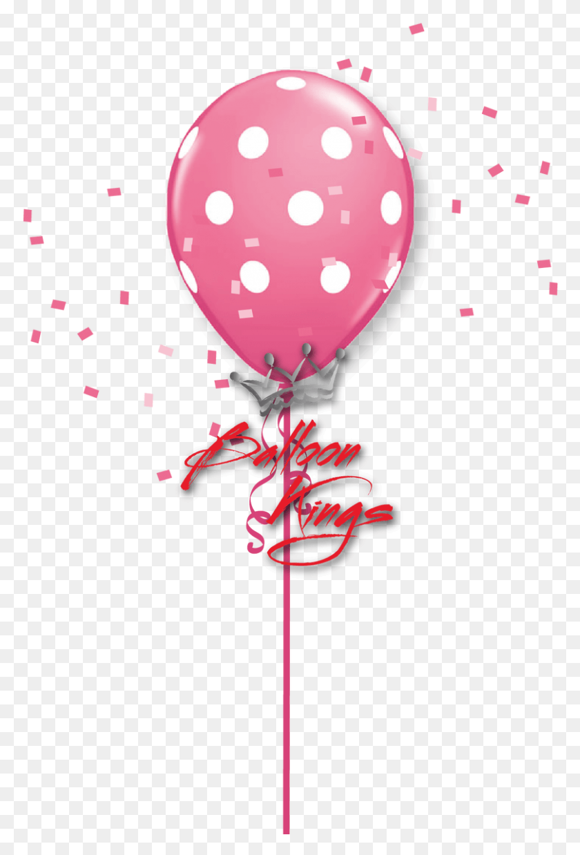 808x1221 Rose Polka Dots Polka Dot Balloons Transparent, Ball, Balloon, Paper HD PNG Download