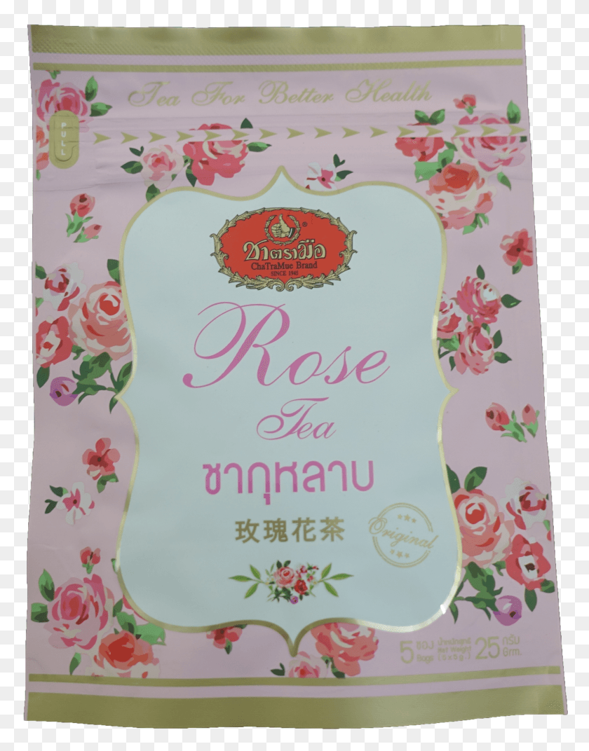 2419x3139 Rose Tea Bag Sweet Pea Descargar Hd Png