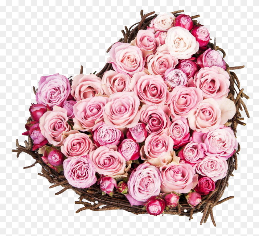875x791 Роза День Святого Валентина Любовь Цветок Сердце Валентина39 День Сердце Цветы, Графика, Цветочный Дизайн Hd Png Скачать