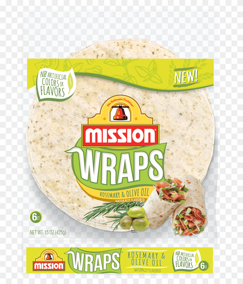 700x919 Rosemary Amp Olive Oil Wraps Mission Tortilla Chips, Burrito, Food, Bread HD PNG Download