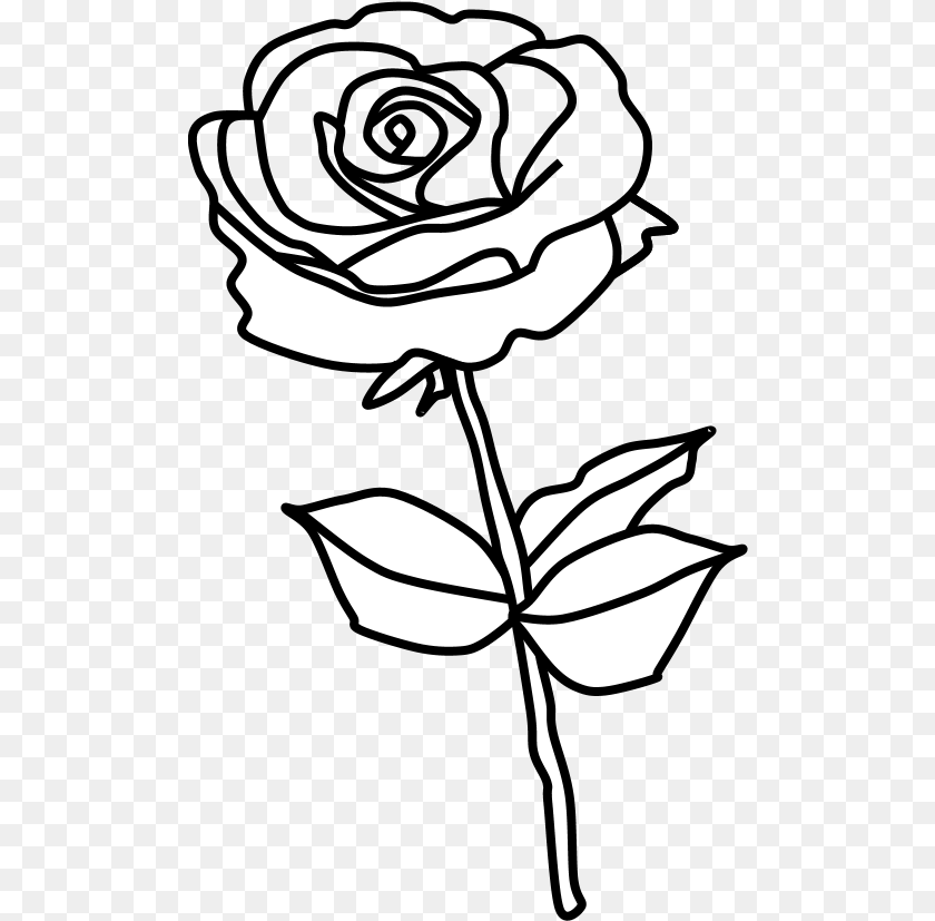 Roses U2013 Clipartshare Garden Roses, Leaf, Plant, Stencil, Smoke Pipe PNG