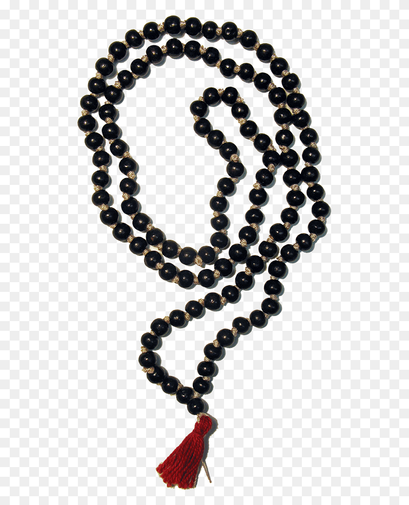 523x978 Rosewood And Yellow Sandalwood Japa Mala Beads Buddhist Prayer Beads, Necklace, Jewelry, Accessories HD PNG Download