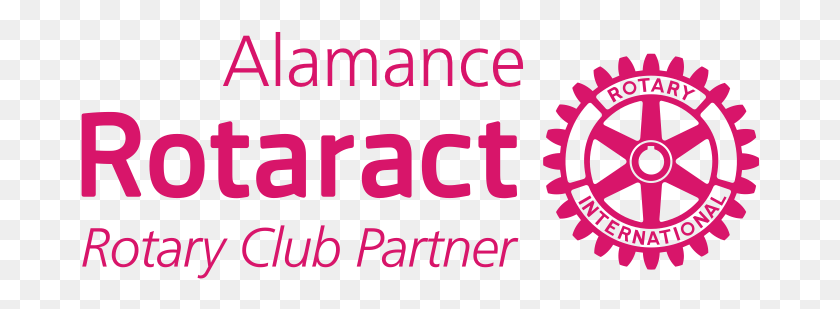 680x249 Rotaract Club Of Alamance Logo Colorfulness, Text, Alphabet, Word HD PNG Download