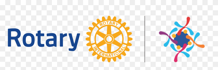 1994x542 Descargar Png Rotary Club Logo, Máquina, Símbolo, Marca Registrada Hd Png
