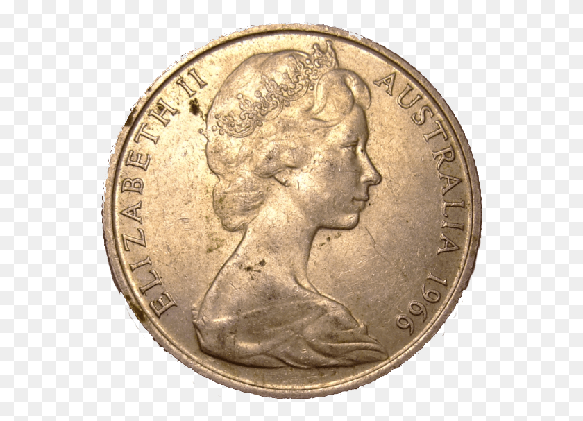 550x547 Круглая Монета 50 Центов Аверс Австралийская Монета Номинал Банкноты, Деньги, Дайм Hd Png Скачать