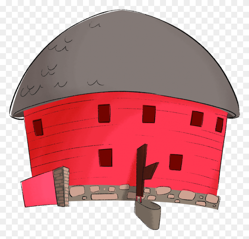 981x943 Round Barn House, Architecture, Building, Dome HD PNG Download