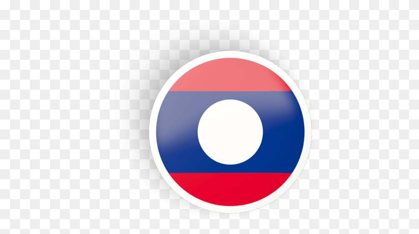 432x410 Round Concave Icon Lao Flag Circle, Logo, Symbol, Trademark HD PNG Download