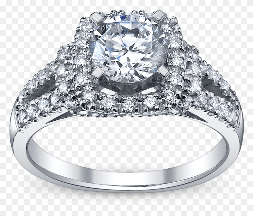 1072x902 Round Diamonds Are Delicately Set In A A Split Band Jeff And Jordan Big Brother Engagement Ring, Accessories, Accessory, Ring HD PNG Download
