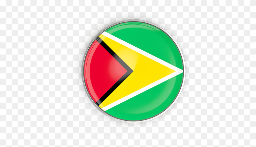 500x425 Round Guyana Flag Icon, Logo, Symbol, Trademark HD PNG Download