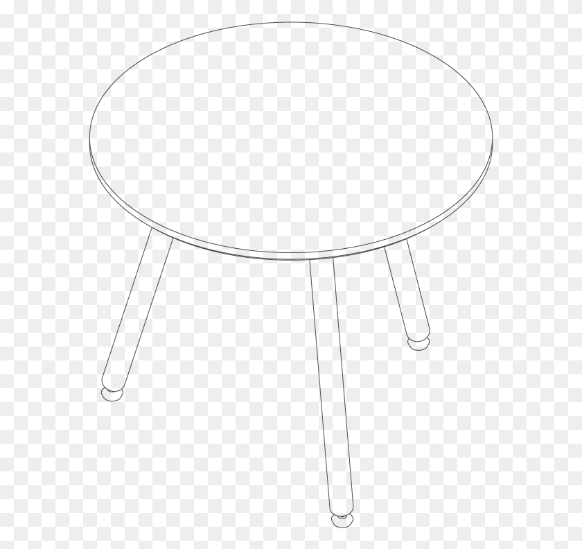 585x732 Round High Coffee Table Coffee Table, Furniture, Bow, Coffee Table HD PNG Download