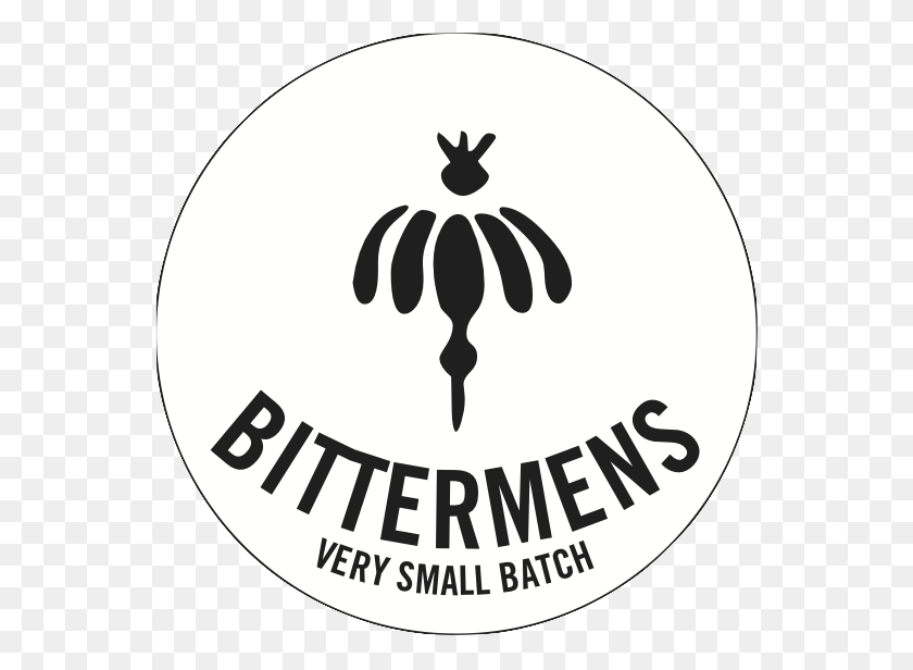 556x556 Round Logo Bittermens Logo, Stencil, Symbol, Trademark HD PNG Download