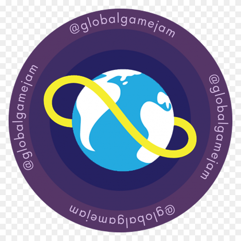 1293x1293 Круглый Логотип С Twitter Handle Global Game Jam 2019, Сфера, Плакат, Реклама Hd Png Скачать