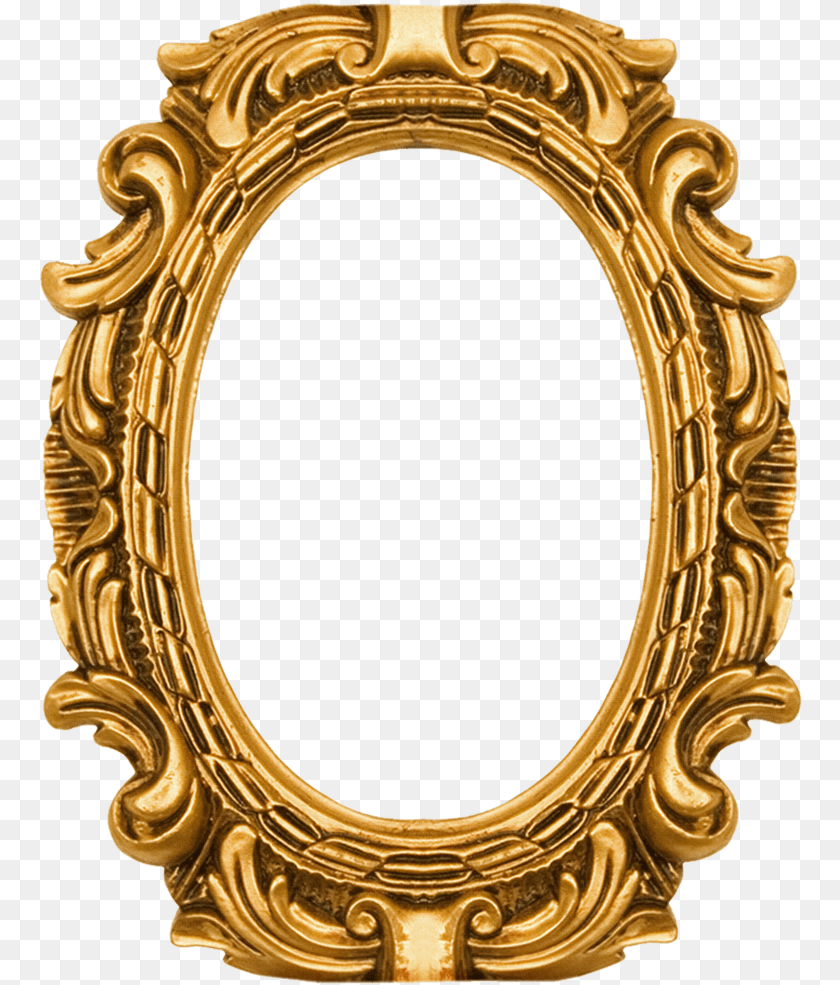Round Ornate Gold Frame Gold Round Design, Oval, Photography PNG