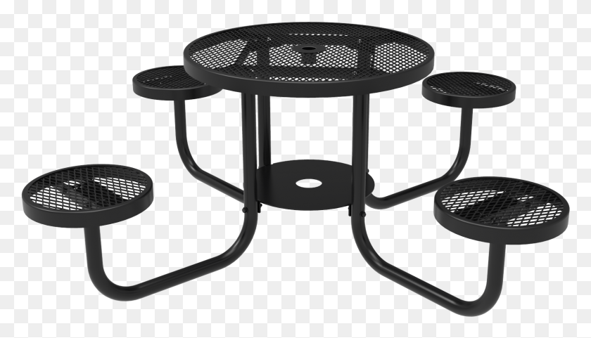 1599x864 Round Patio Table With Attached Seats Garden Furniture, Coffee Table, Electronics HD PNG Download