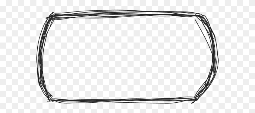 601x312 Round Rectangle Rectangle Hand Drawn, Monitor, Screen, Electronics HD PNG Download