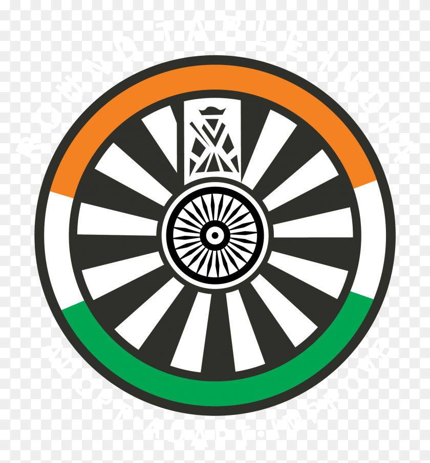 1766x1915 Round Table India Round Table India Logo, Wheel, Machine, Car Wheel HD PNG Download