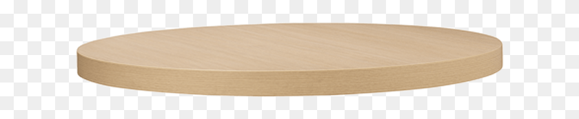 626x113 Round Wood Finish Werzalit Table Top Coffee Table, Plywood, Tabletop, Furniture HD PNG Download